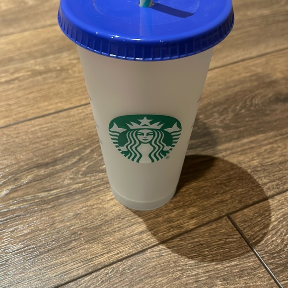 STARBUCKS Reusable Confetti Colour Changing Cup with Multi-Colour Straw - Picture 6 of 12